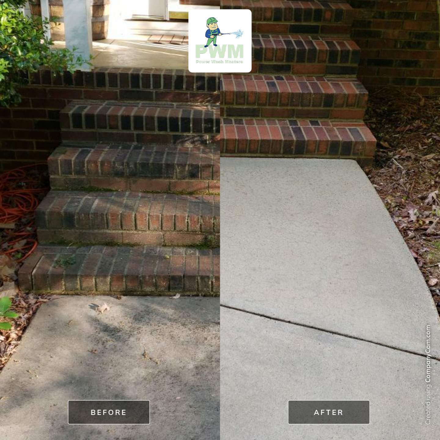 House Wash using cleaner by Power Wash Masters LLC