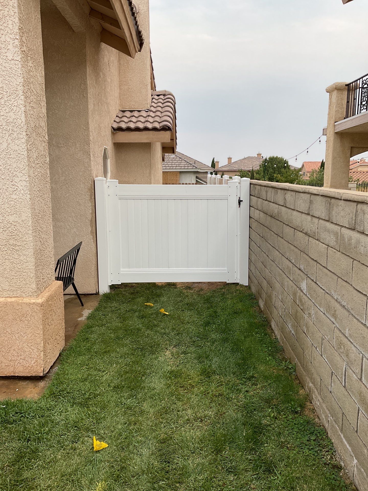 Fence Installation using Vinyl by Fence Guys Inc.