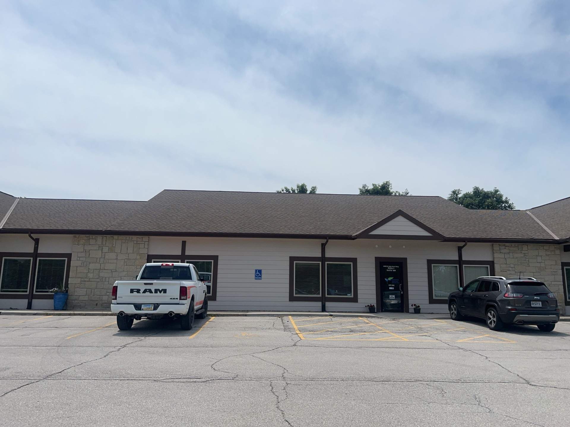 Commercial roof in Olathe by Victor Construction