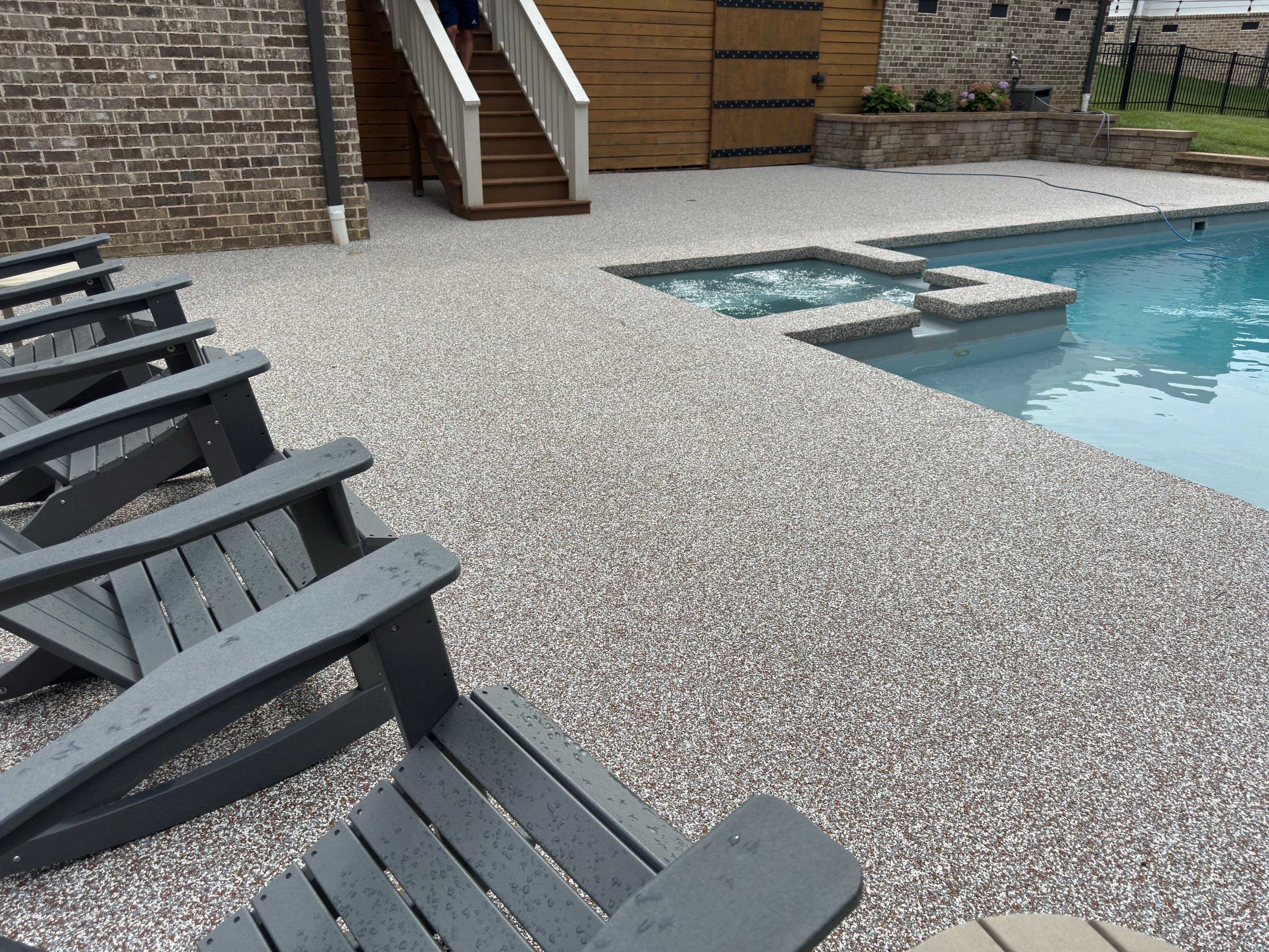 Pool Deck And Verticals Transformation by Elite Floor Solutions