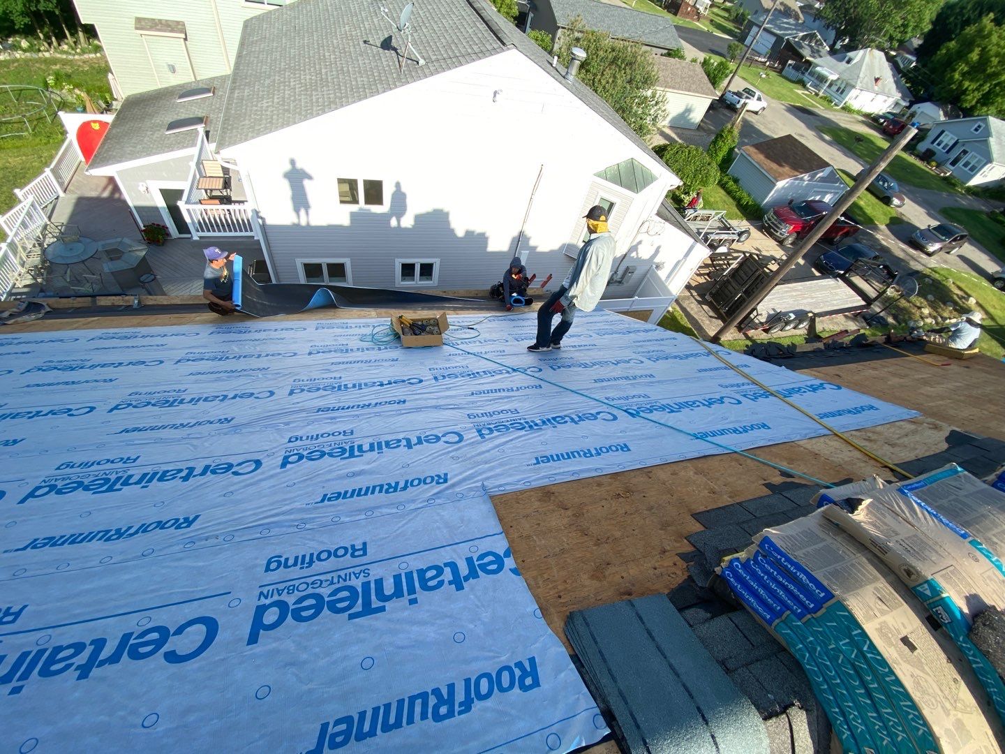Roof Replacement using CertainTeed Landmark by 180 Contractors
