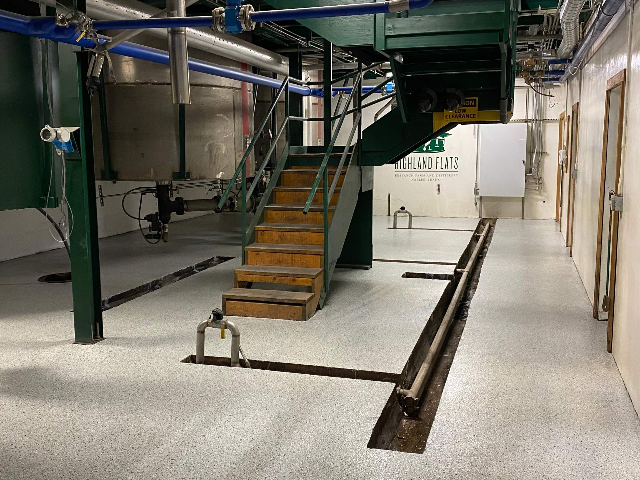 Commercial Floor Transformation using North Pole with Green by Croc Coatings, LLC