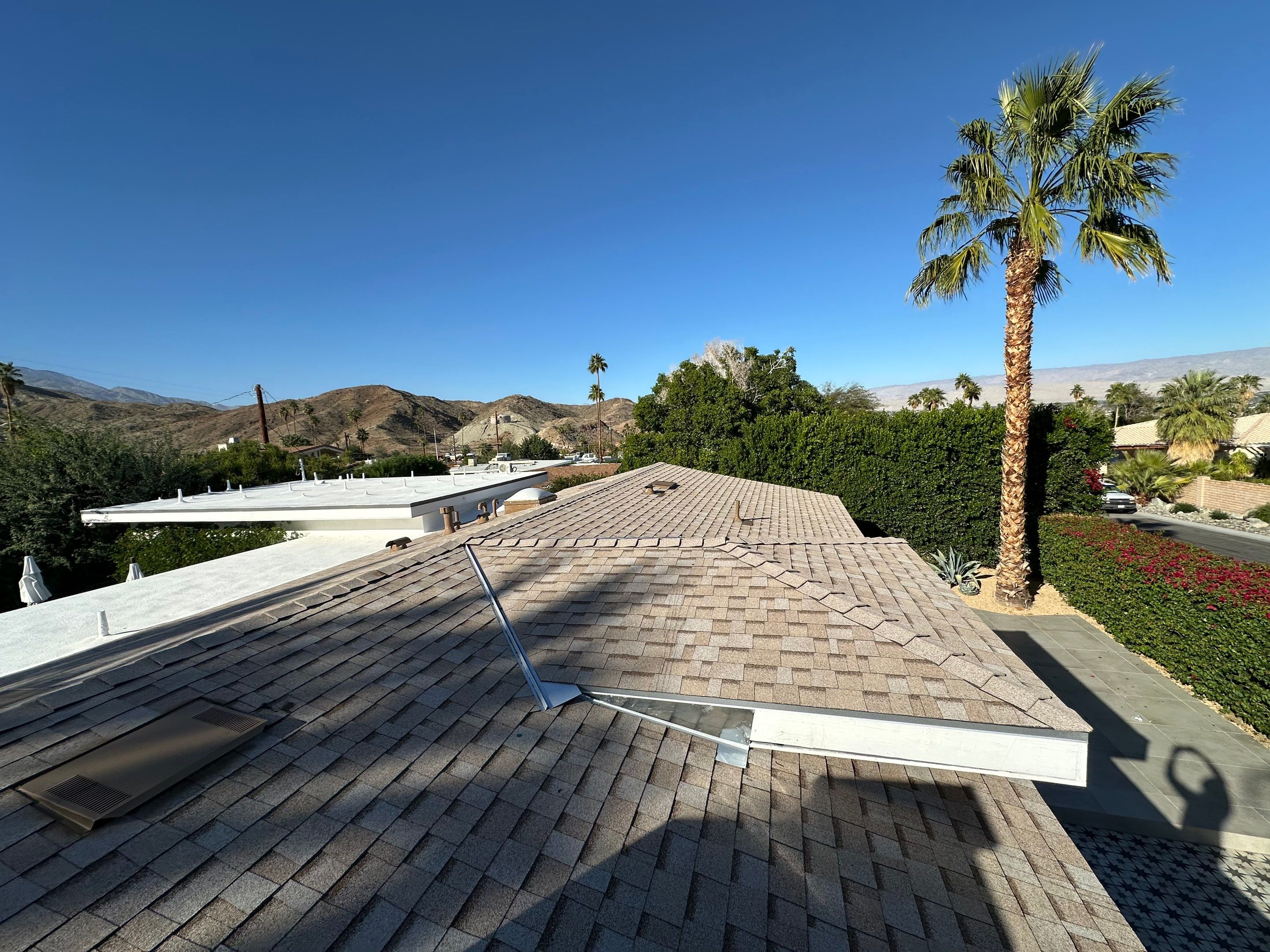 Project in Cathedral City by Desert Roof Concepts