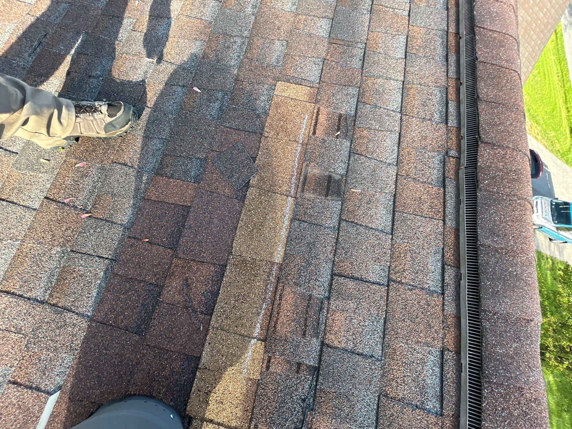 Residential Roofing Installation using Performance Panel Metal - Coca Brown by RoofX 