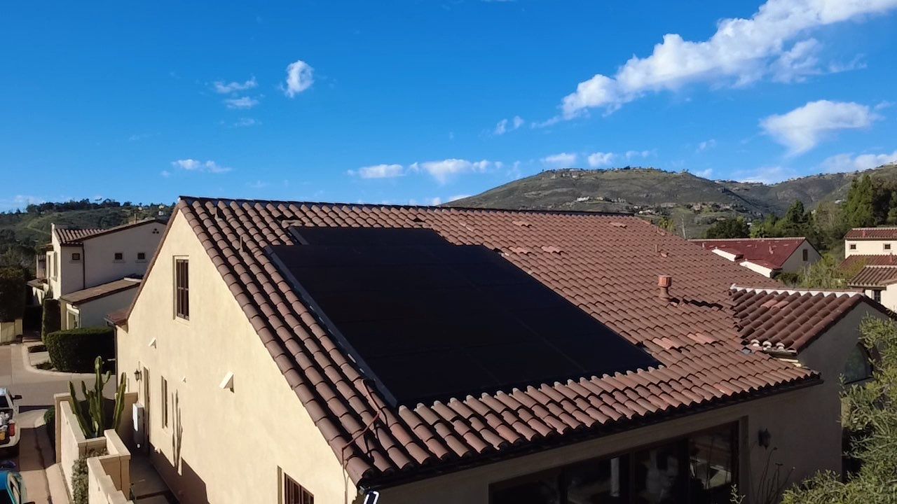 Rancho Santa Fe Solar Roof Integration & Clay Tile Roof Replacement by Zenith Roofing Services