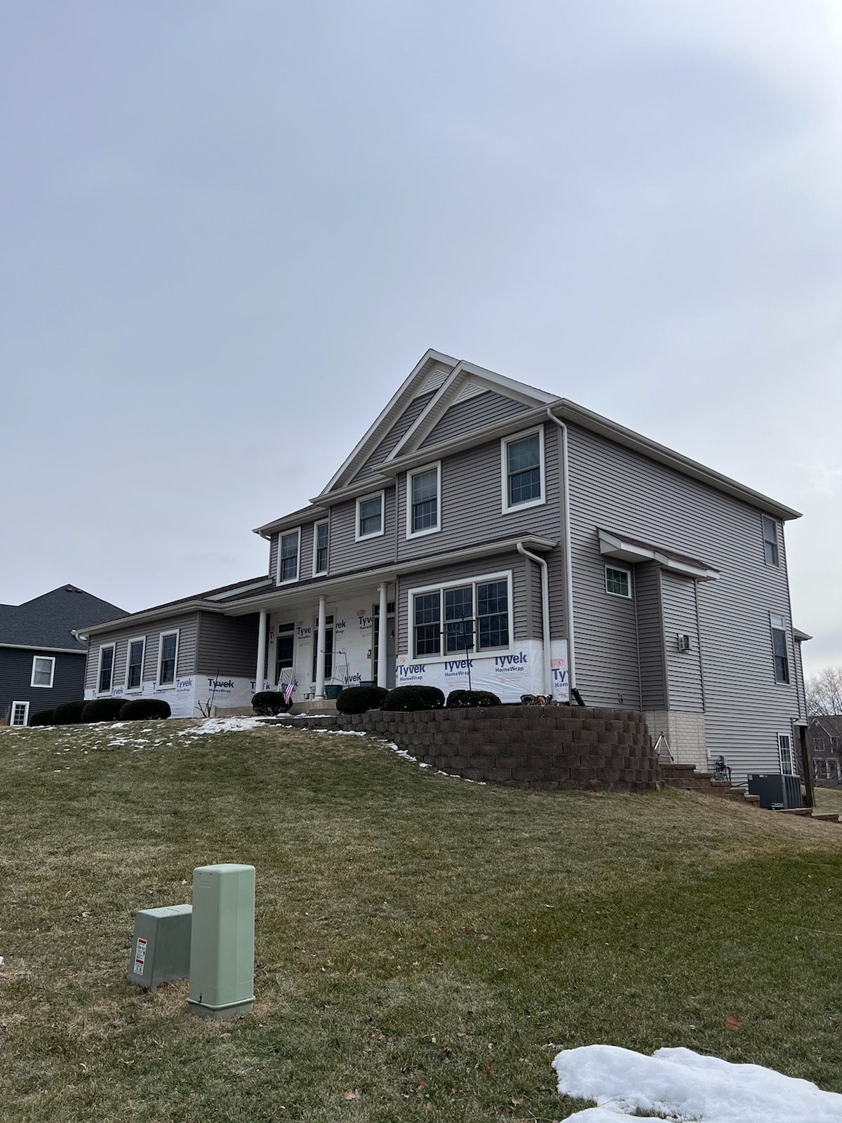 Masonry Veneer Stone Installation by ACE Waterproofing & Basement Solutions