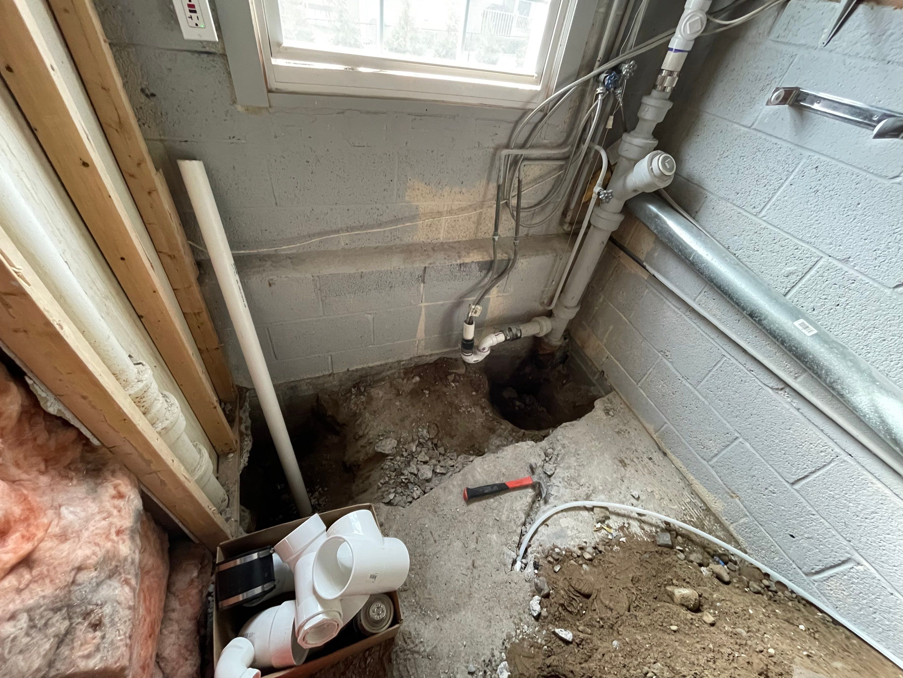 Basement Remodel using Wood by Home Concepts Construction