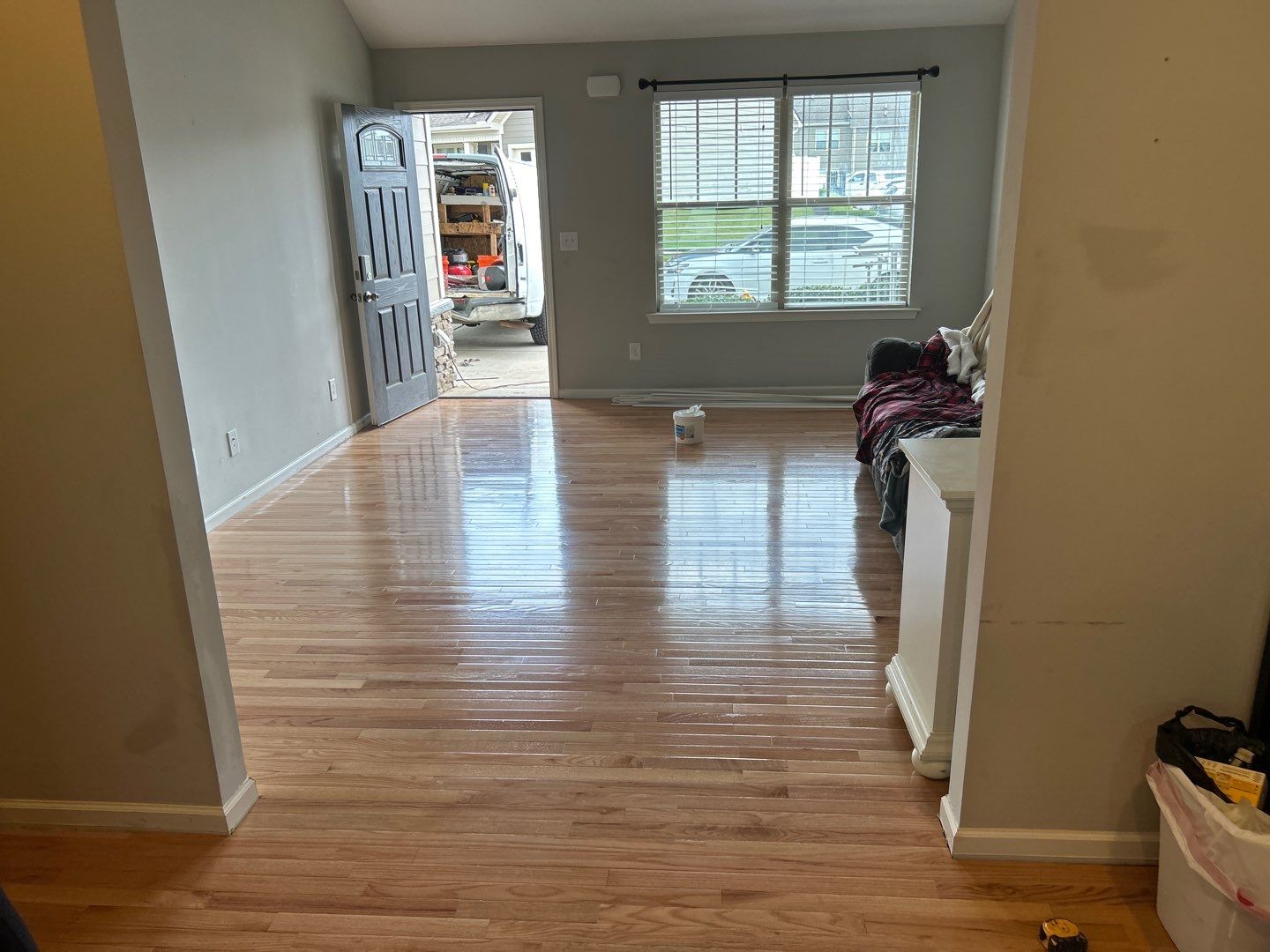 Prefinished Hardwood Glue Down  by Footprints Floors of Nashville