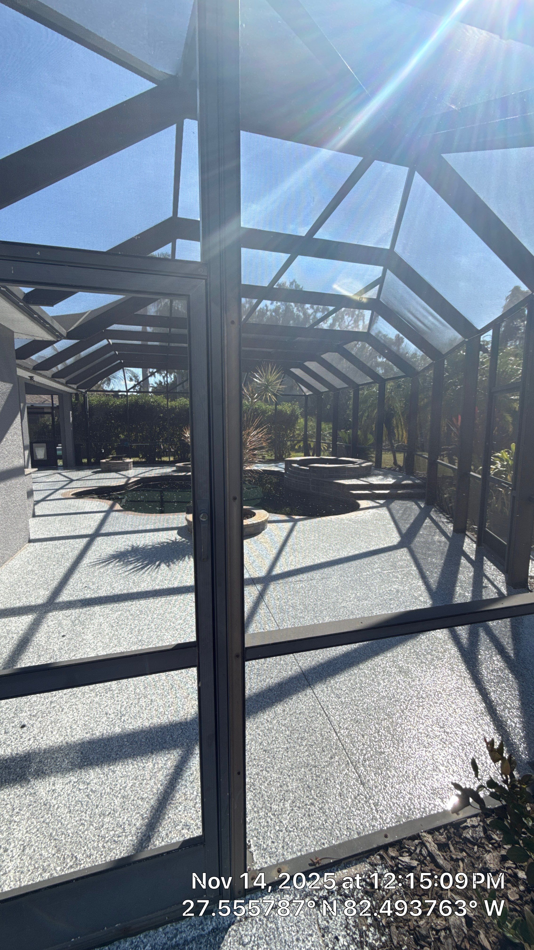 Total Pool Deck Transformation: 'Gravel' Flake System for Safety & Style by Performance Floors & Coating