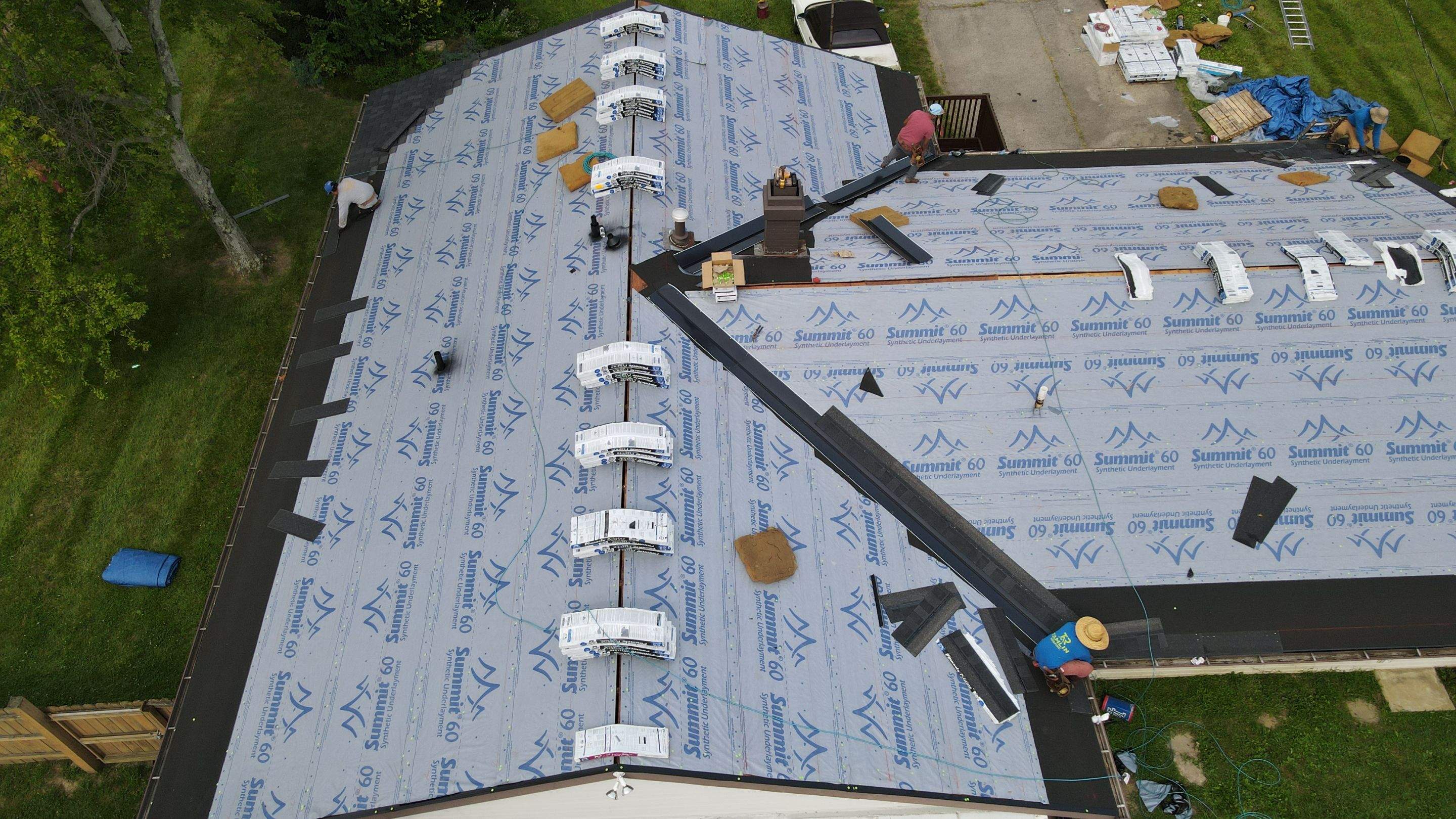 Residential Roofing Installation using Atlas Pristine by Tamlin Roofing
