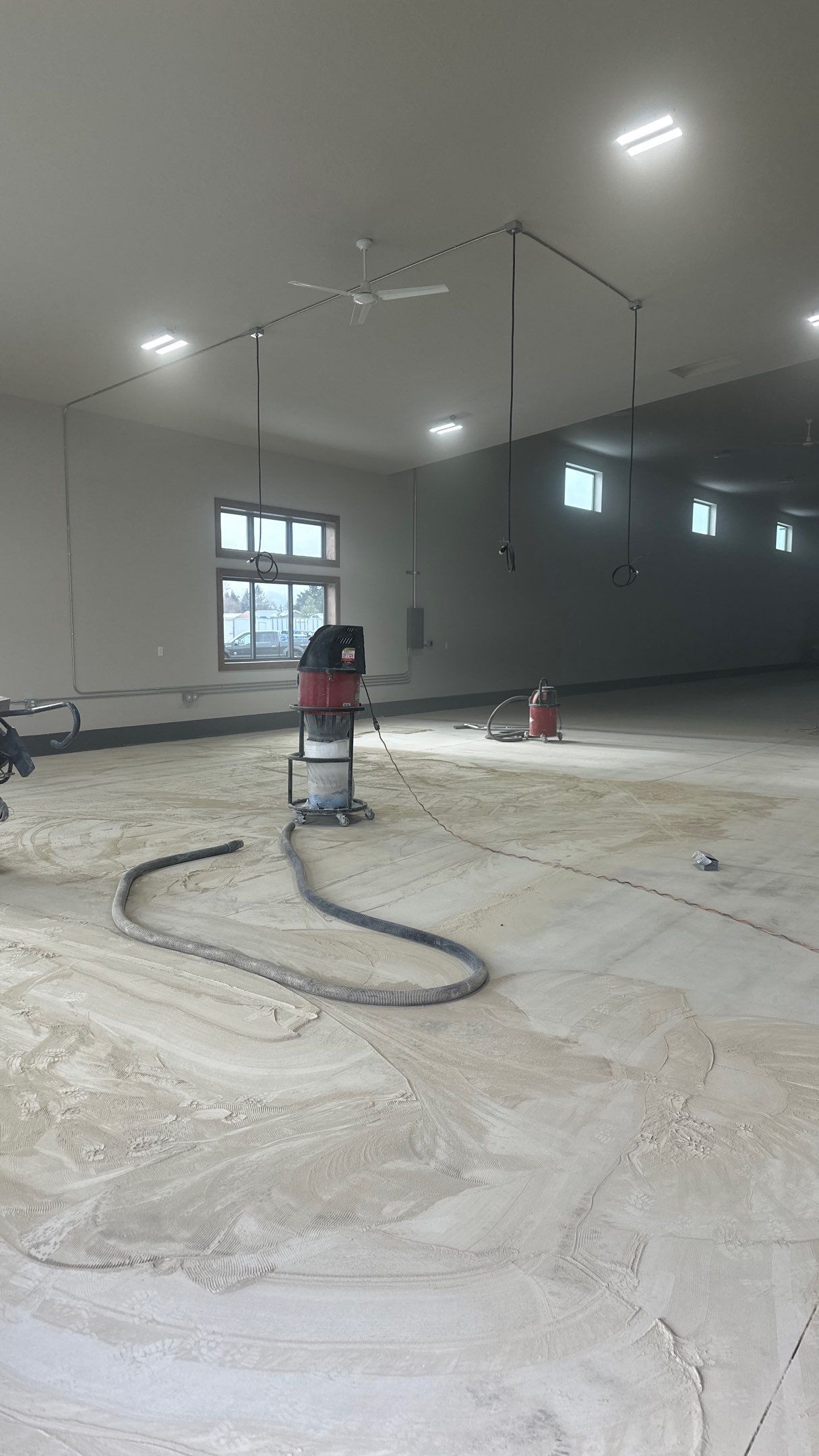 Maximum Exposure Commercial Floor using Domino w/ 5% Cherry Bomb Red  by Croc Coatings, LLC