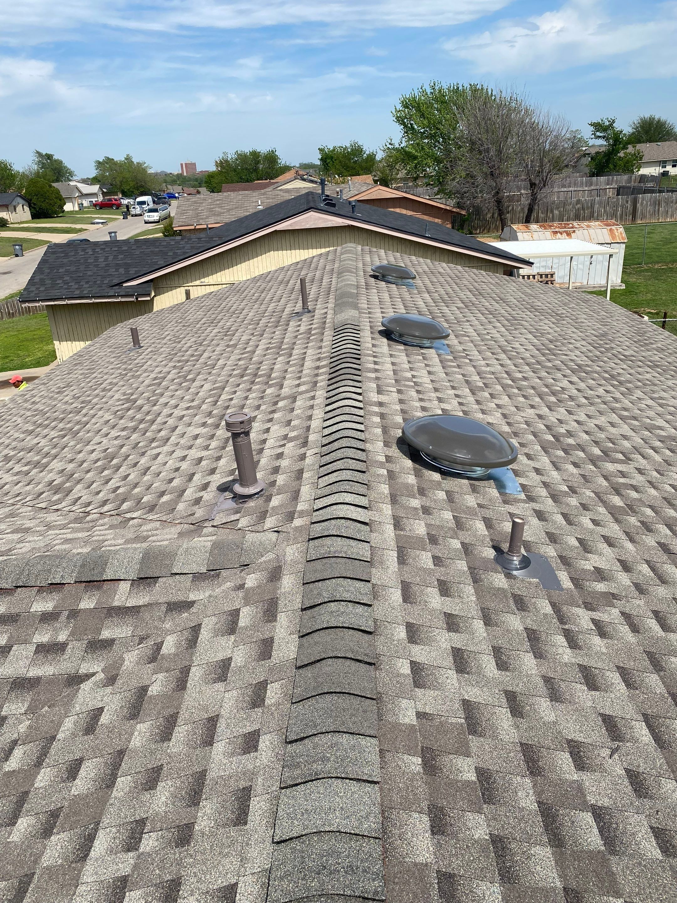 Class 4 Roof Replacement and Decking brought up to Code by BANA Roofing and Solar Supply