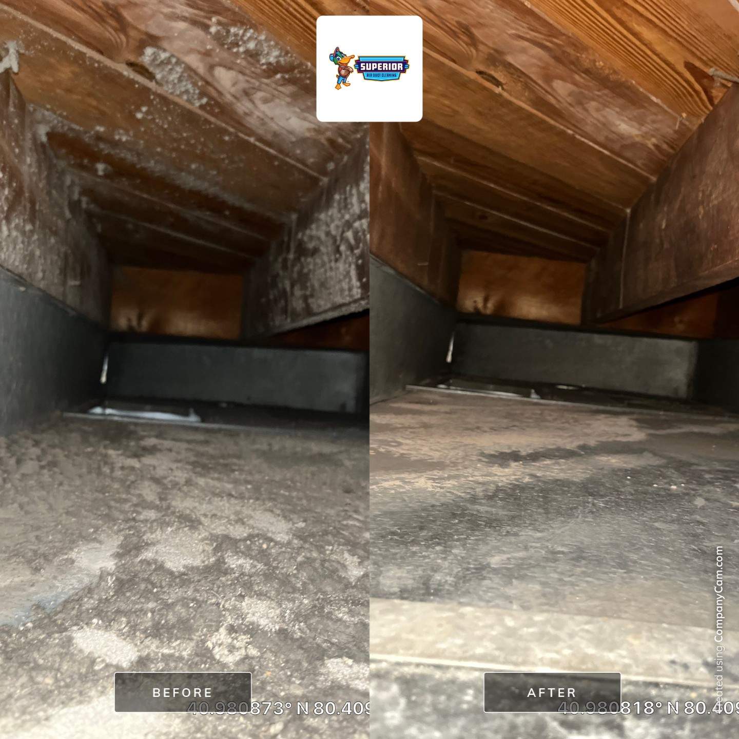 Air Duct Cleaning With a Vacuum Truck in New Castle, PA by Superior Air Duct Cleaning