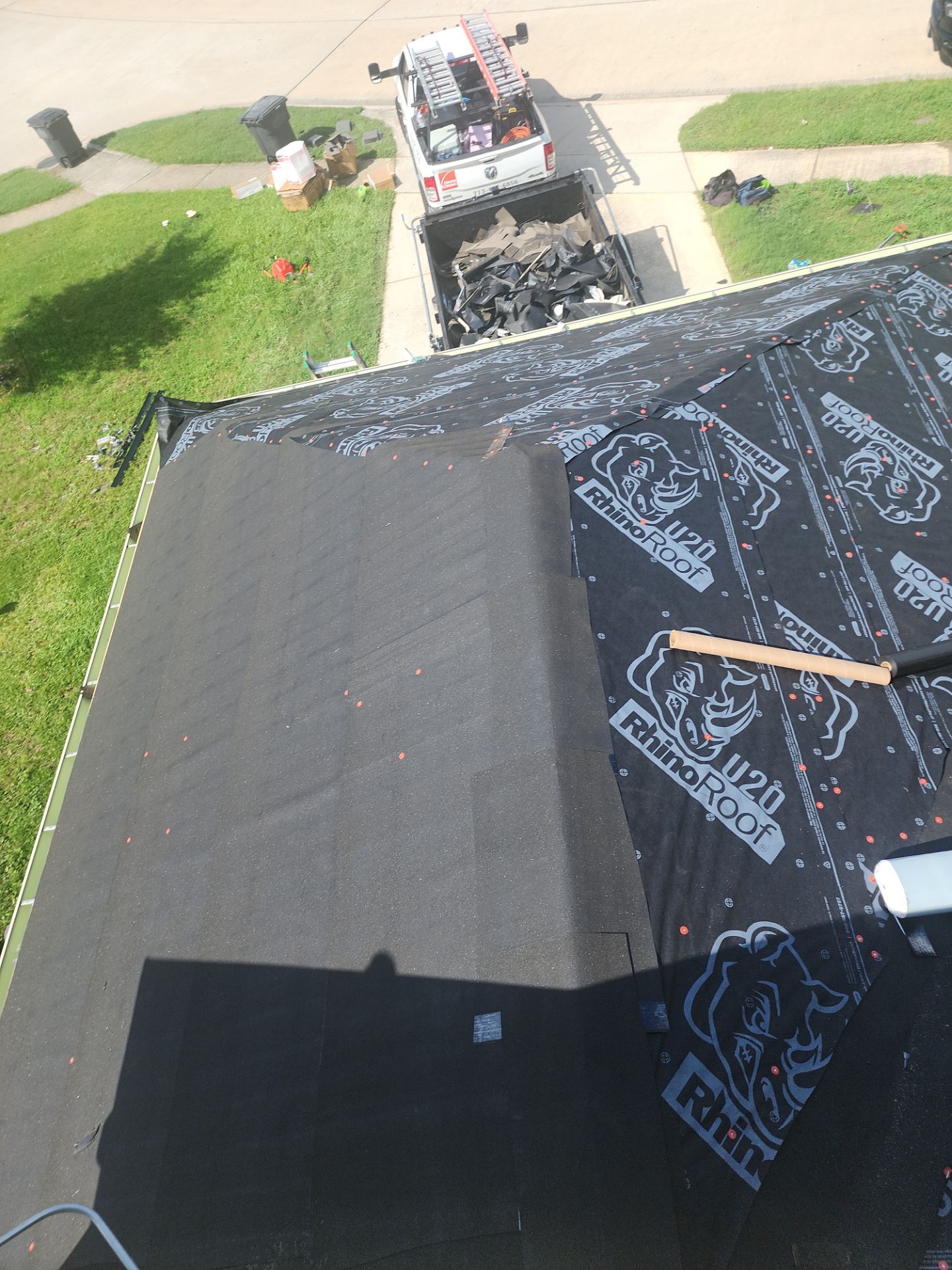 Residential Roofing Installation using Owen's Corning Duration (Lifetime) Shingles by Roof Repair Company