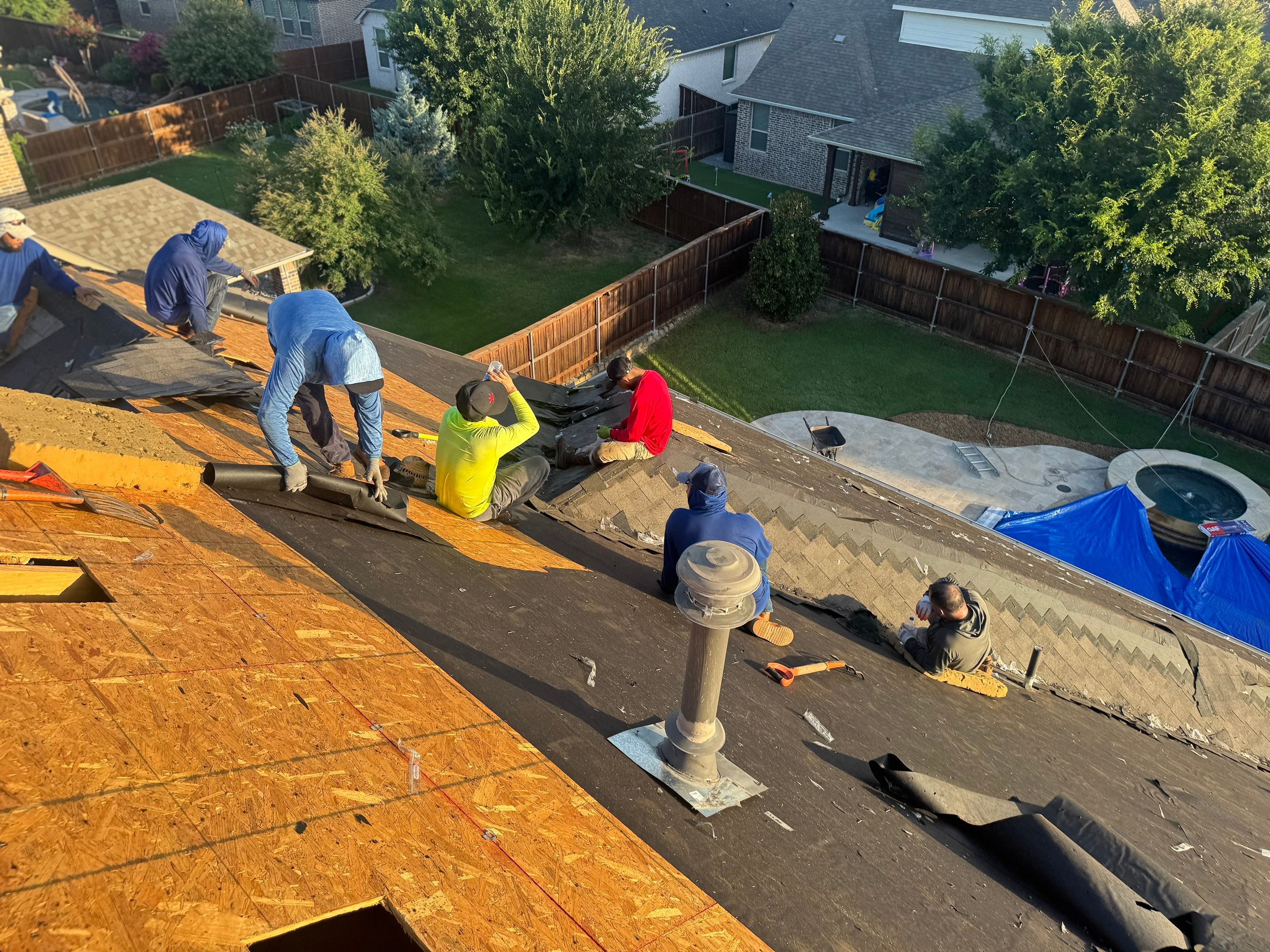 Inspection Wind damages and ceiling leaks McKinney, TX by NIMBUS GENERAL CONTRACTORS, LLC