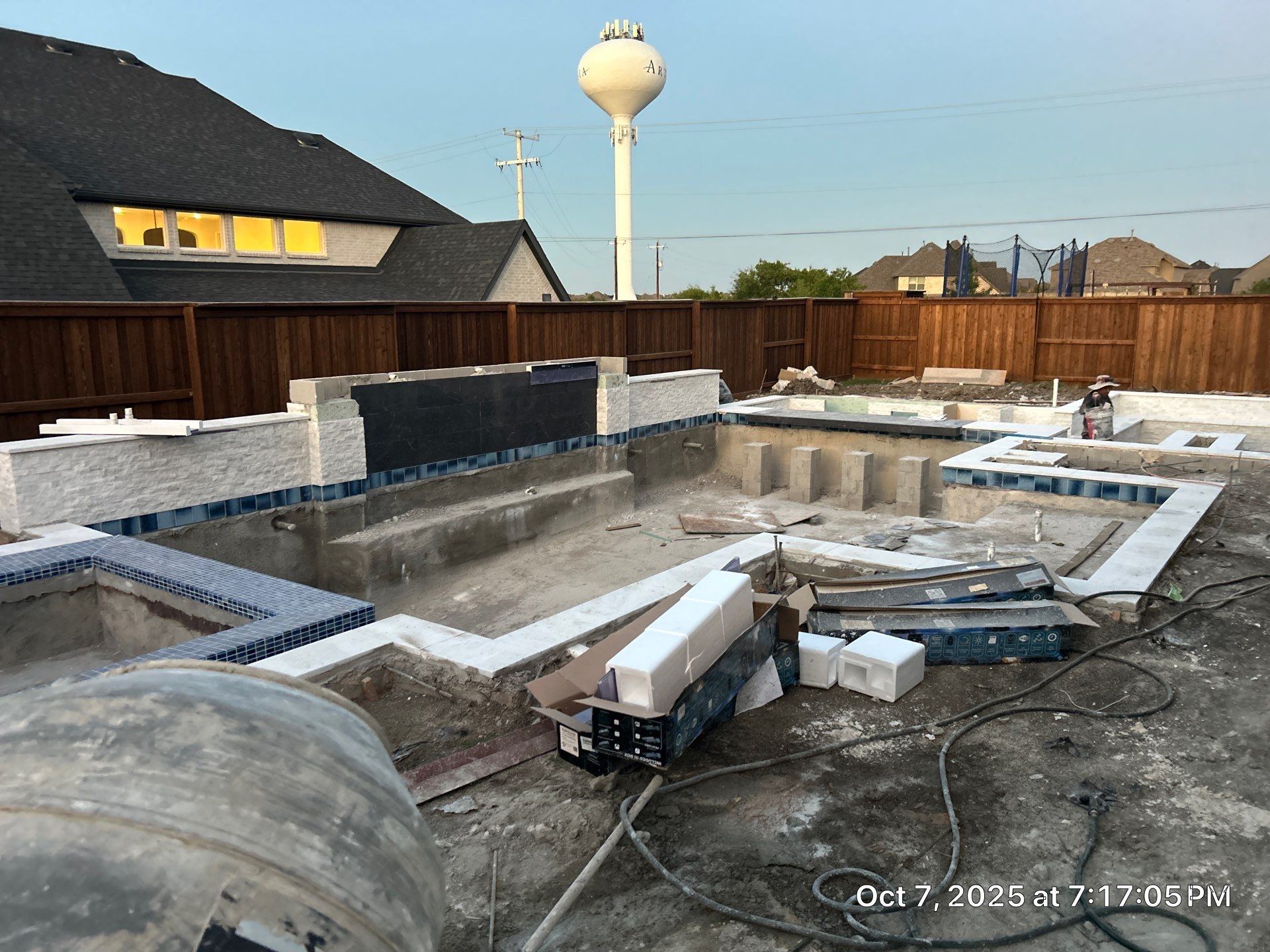 Jumbo Pool, Spa, and Sunken BBQ and Fire Pit by Pinnacle Pools and Spas - DFW