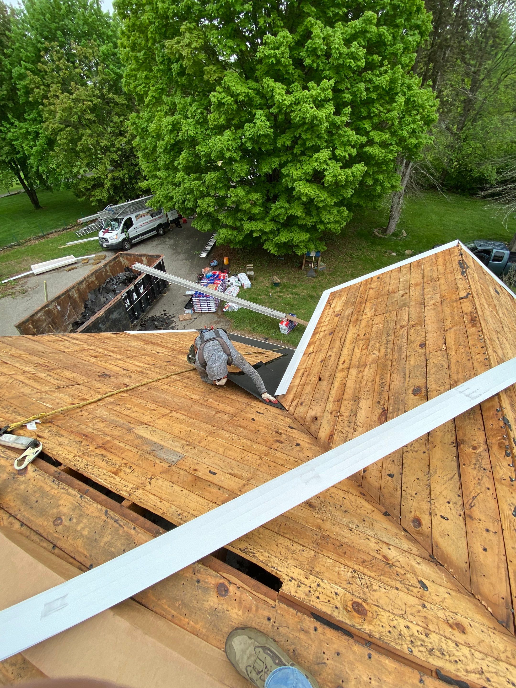 Residential Roofing Installation using GAF Timberline HDZ by Sensible Home Solutions