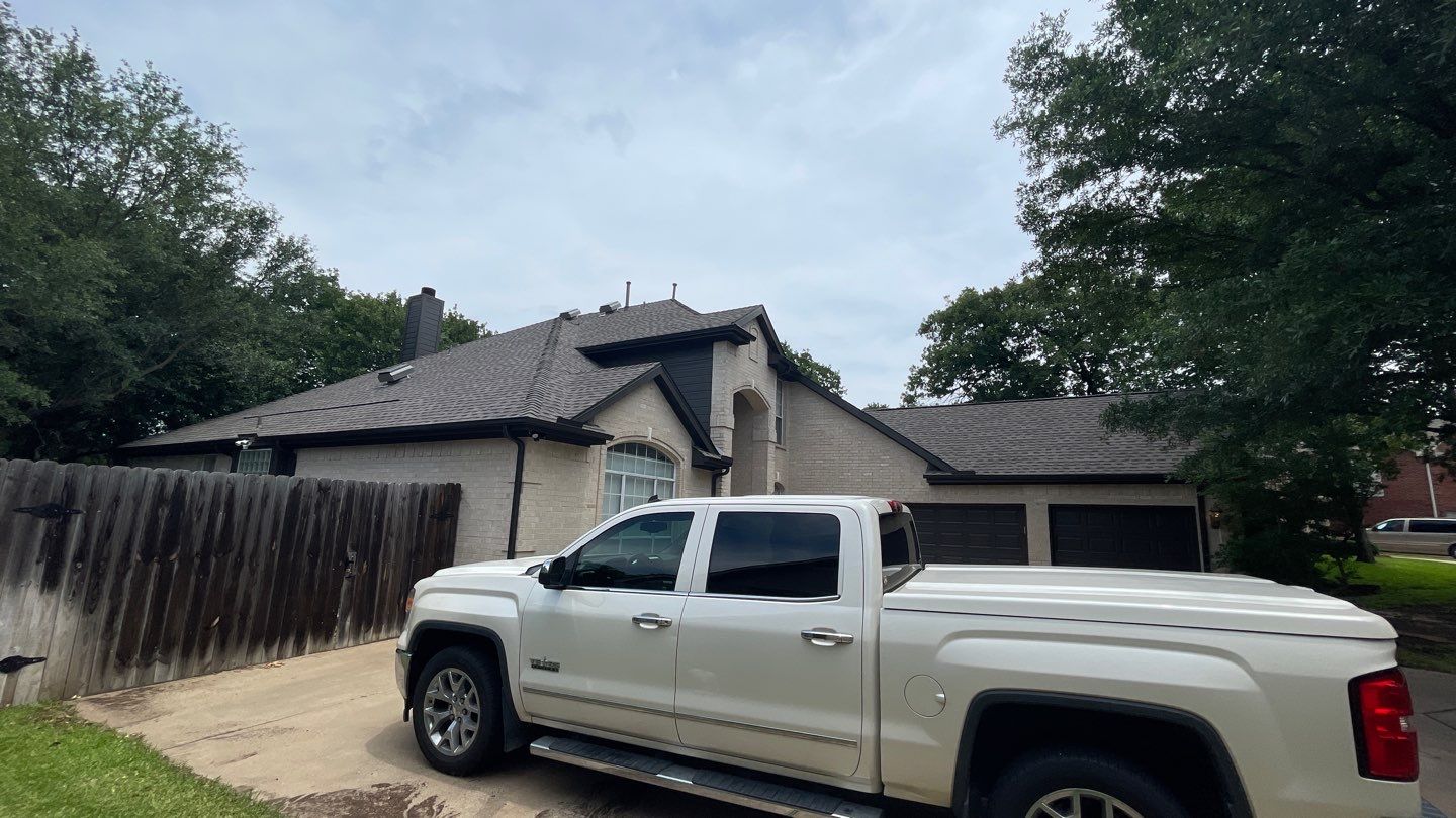 Full Exterior Remodel (Roofing, painting, Gutters) & Interior Damage Repair & Painting by First United Roofing & Construction