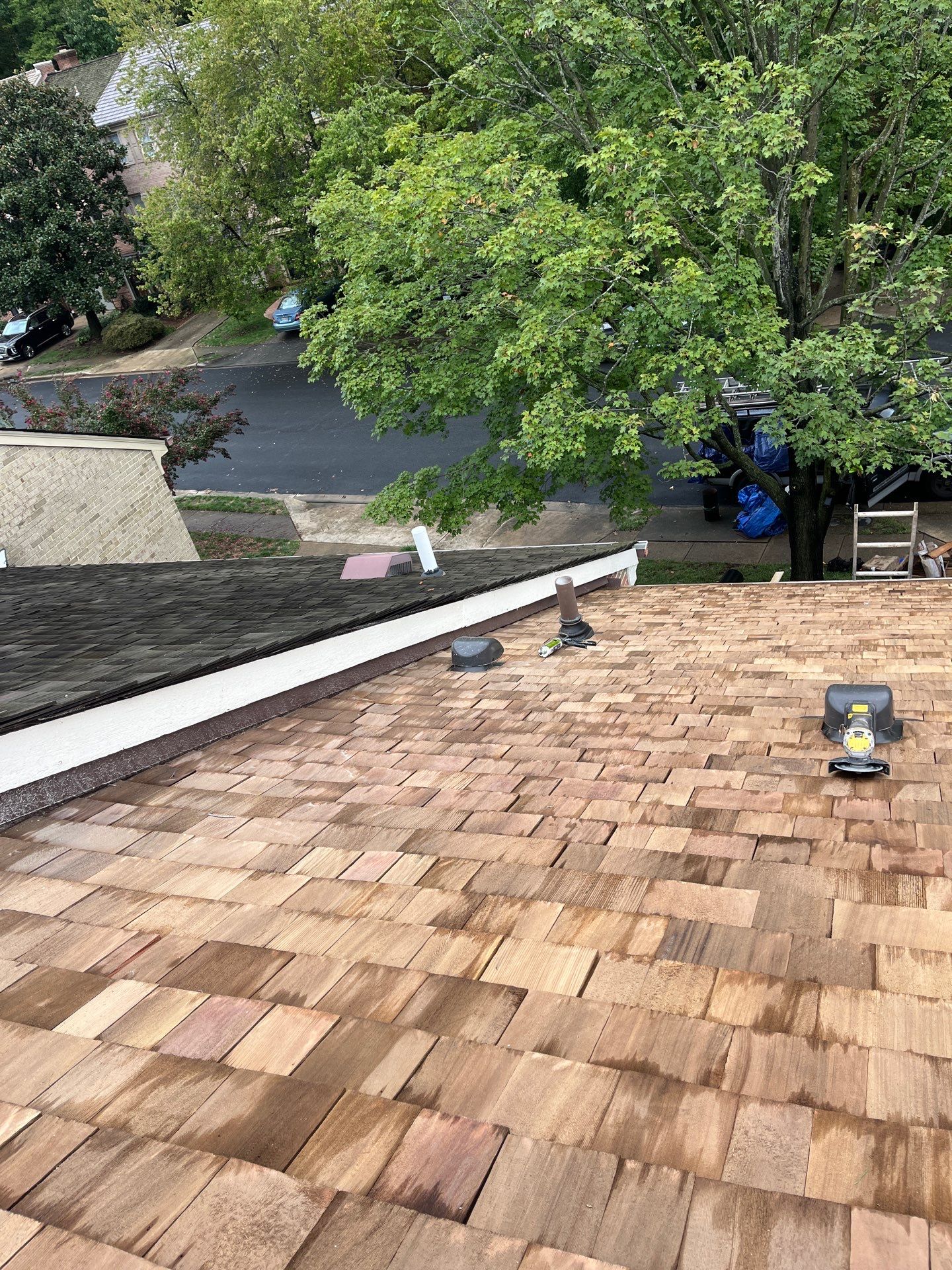 Arlington: Residential Roof Replacement with Perfection CCA-Treated Cedar Shakes by RM Banning, Inc.