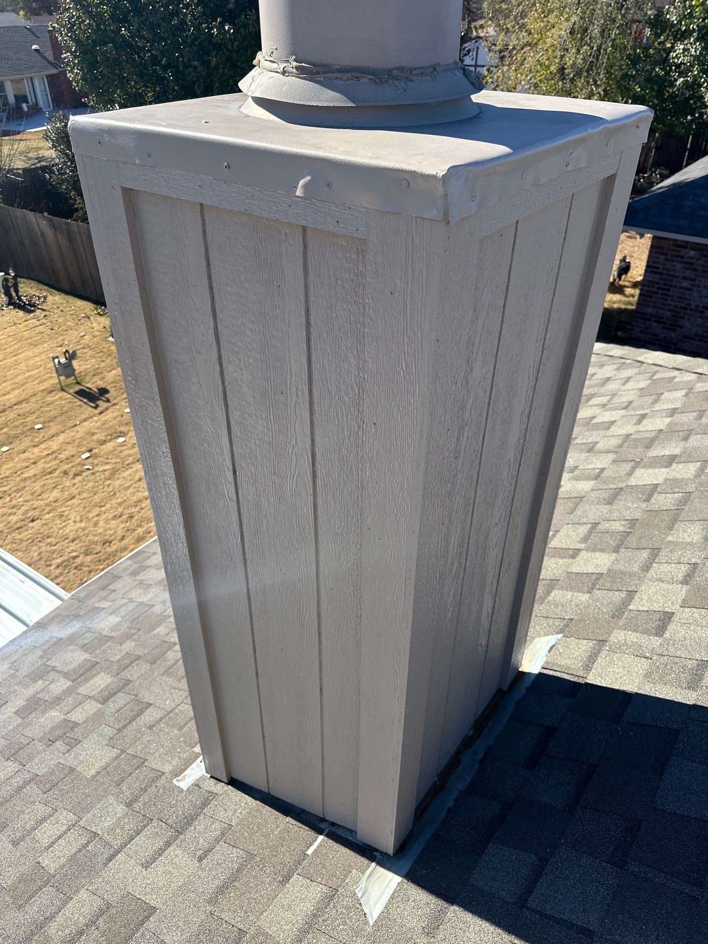 chimney repair in Yukon by McCann's Roofing and Construction