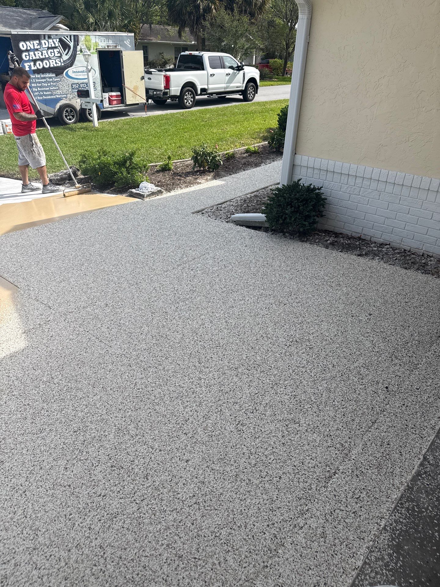 Driveway & Sidewalk Buffalo by Innovative Concrete Coatings 