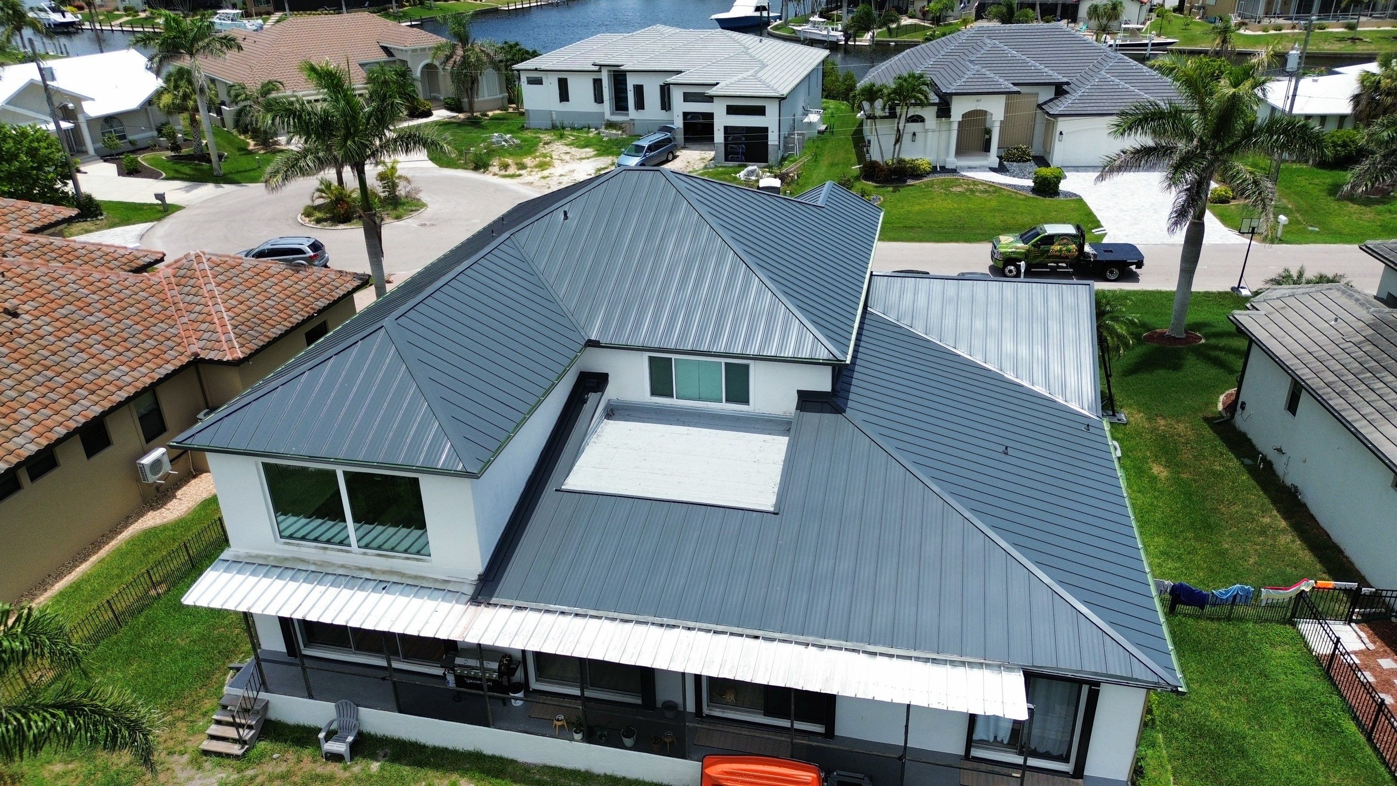 Standing Seam Roof - Charcoal by Shea Roofing LLC