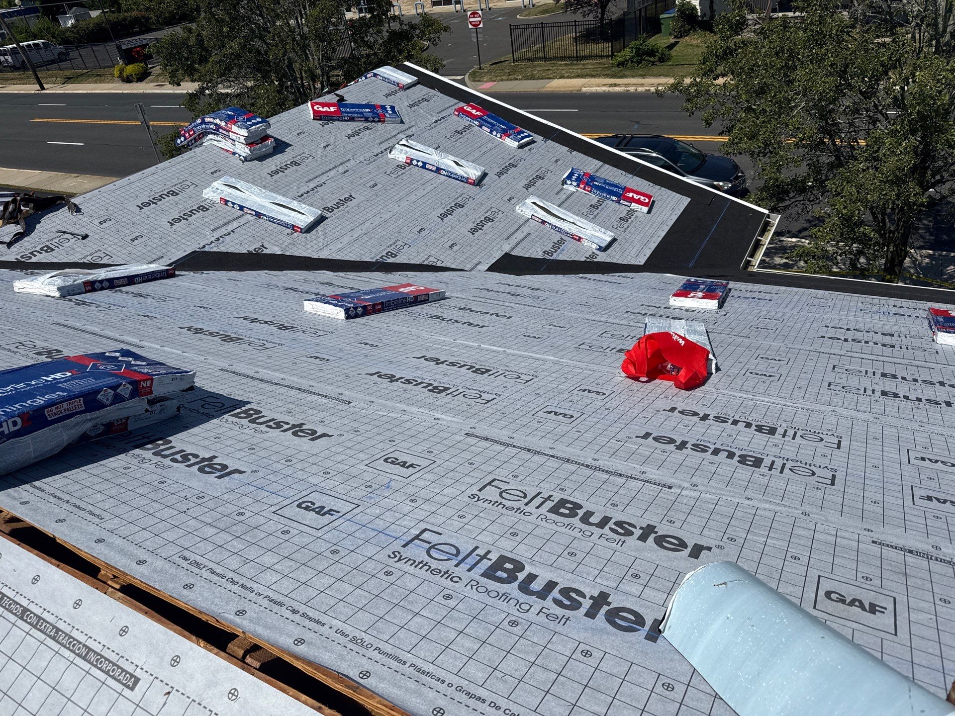 Santander Bank Roofing Project – New Shingles & TPO System by All Site Roofing