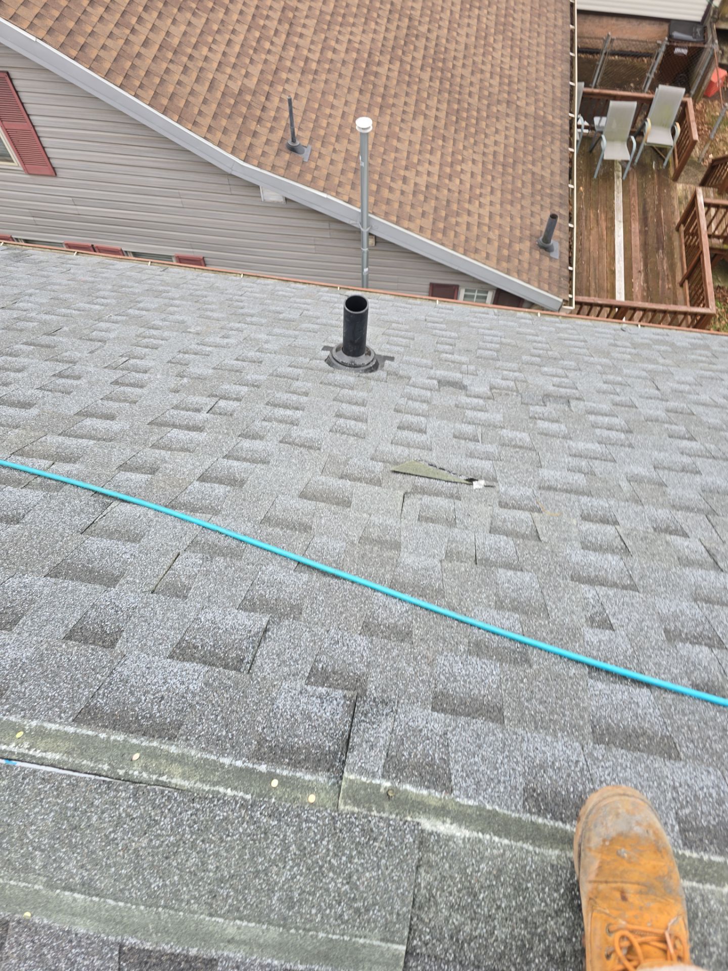 Residential Roofing Installation using GAF Timberline HDZ Pewter Gray by Rainstoppers Roofing