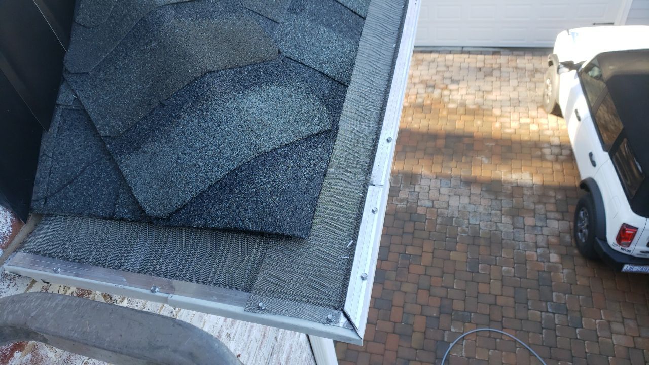 Gutter Cleaning using water by Power Wash Masters LLC