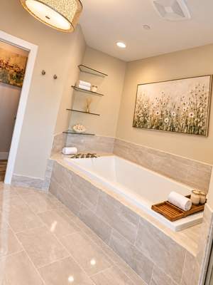 Luxury Primary Bathroom Remodel with Custom Walk-In Shower & Soaking Tub