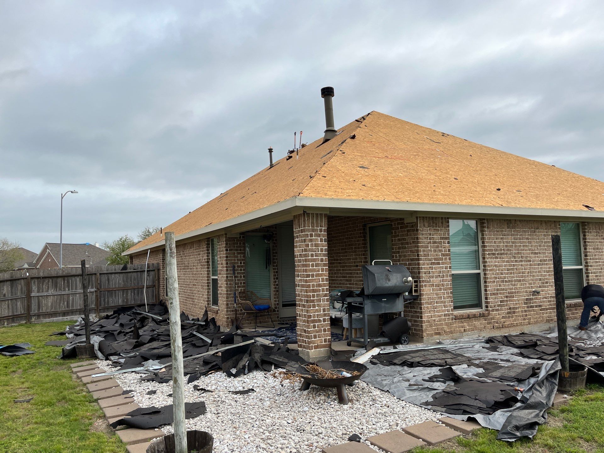 Hail Damage using Owen's Corning Duration (Lifetime) Shingles by Roof Repair Company
