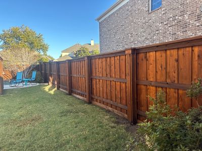 Stain and Pergola Roof Repair