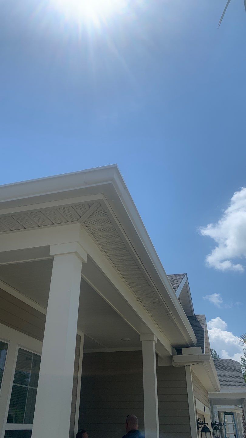 Seamless Gutter Installation Using 6 Inch K-Style Seamless Gutters by Gutter Professors