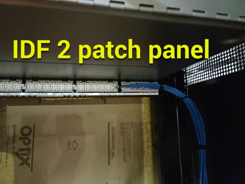 Structure Cable Installation using Cat 6 Cabling & Fiber  by Firmament Solutions