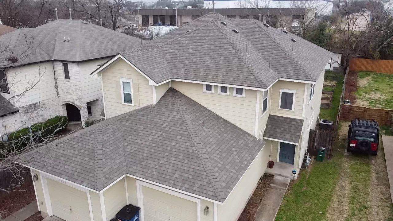 Driftwood Oakridge Roofing Across a North Austin Home by Skywall Construction LLC