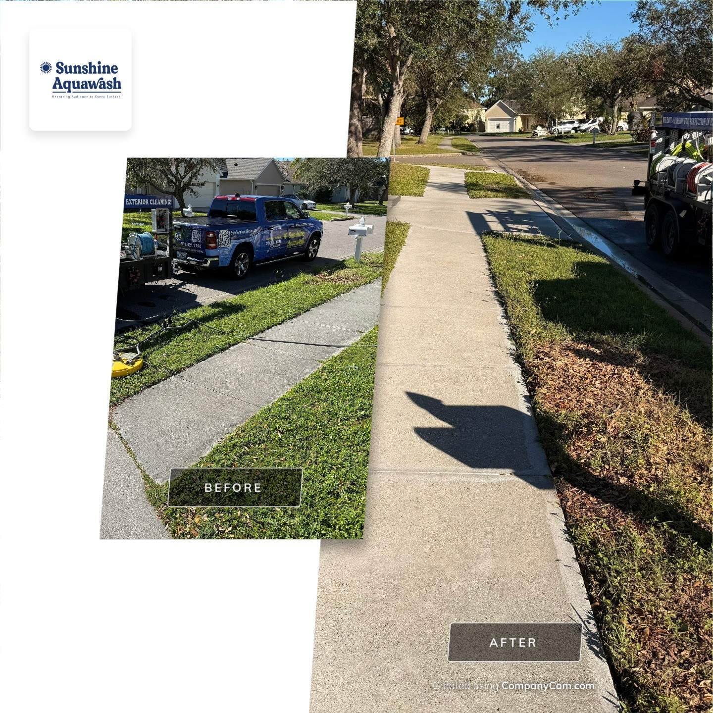Complete Exterior Cleaning – Driveway, House Wash & More in Palmetto, FL by Sunshine AquaWash