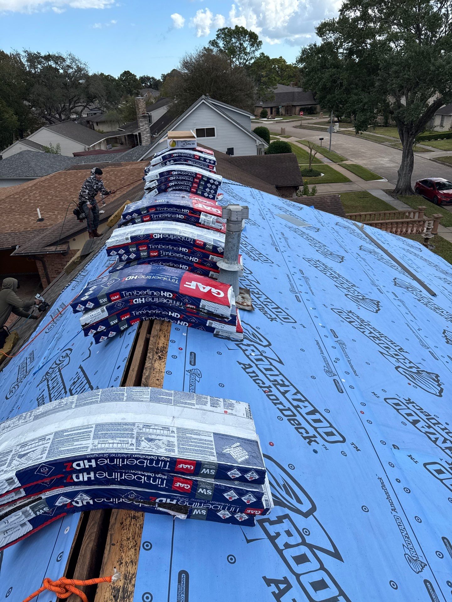 Residential Roof Replacement using GAF HDZ - Weathered Wood by Elite Roofing LLC