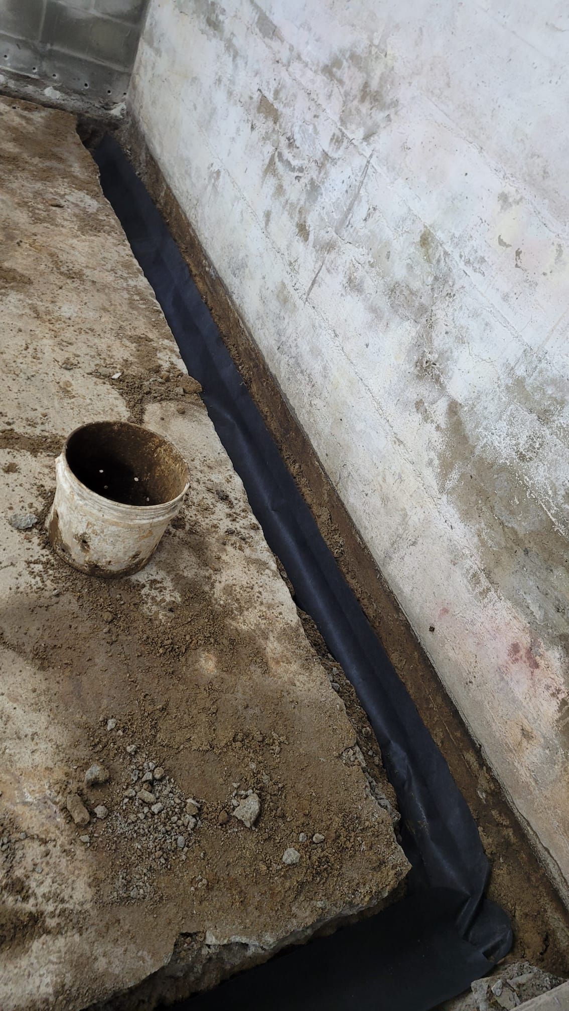 Interior French Drain Boonton NJ by Pure Service Pro, LLC 