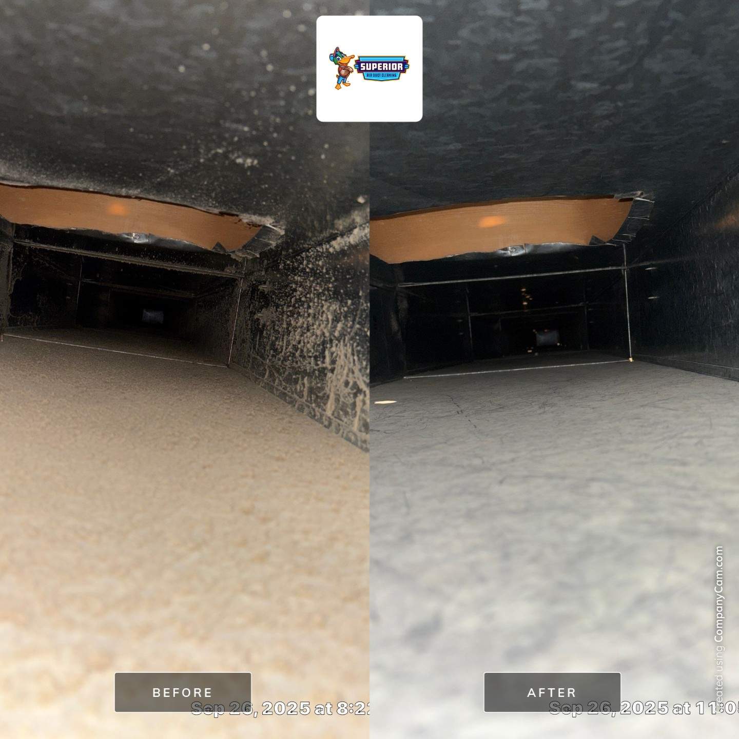 Air Duct Cleaning With a Vacuum Truck in Grove City, PA by Superior Air Duct Cleaning