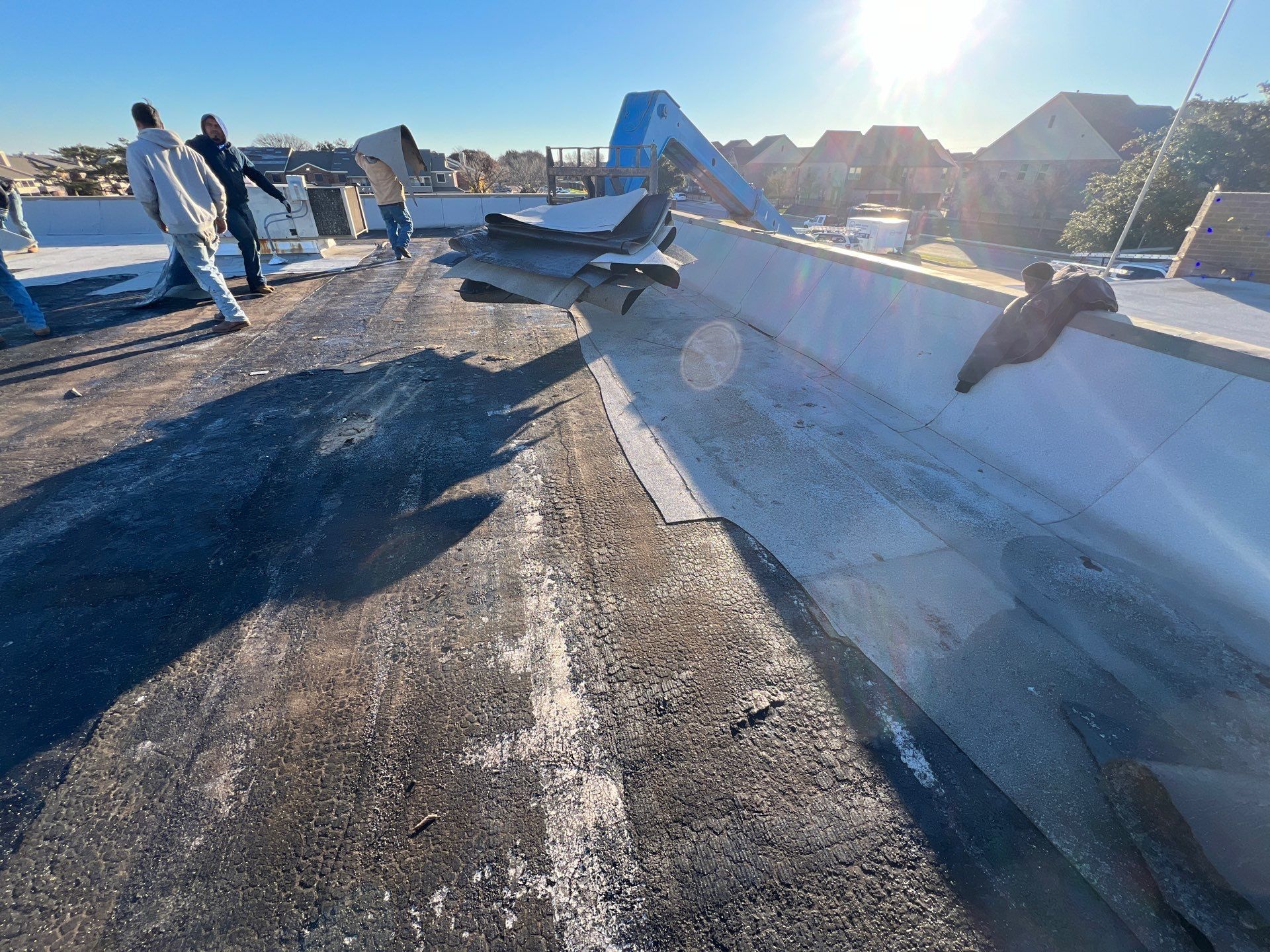 Commercial Roofing Installation using GAF Evergaurd TPO 60 Mil by Becker Roofing and Exteriors