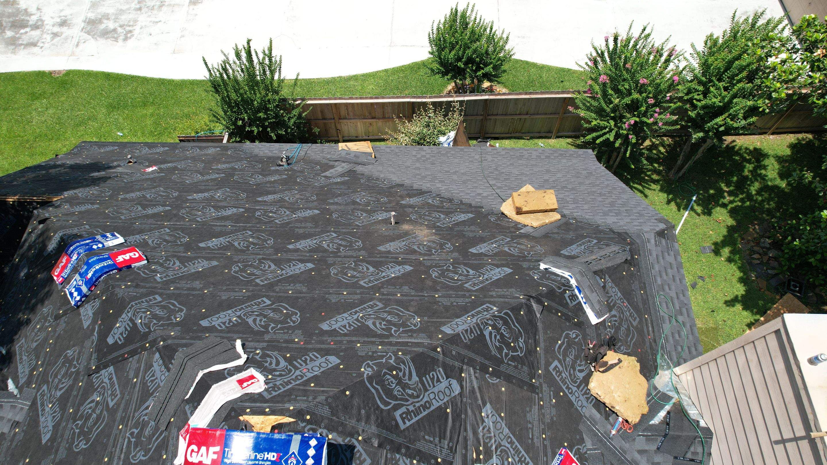 Deep Slate-Blue Shingle Roof Replacement — Conroe, TX by PL Roofing & SB Roofing, LLC.