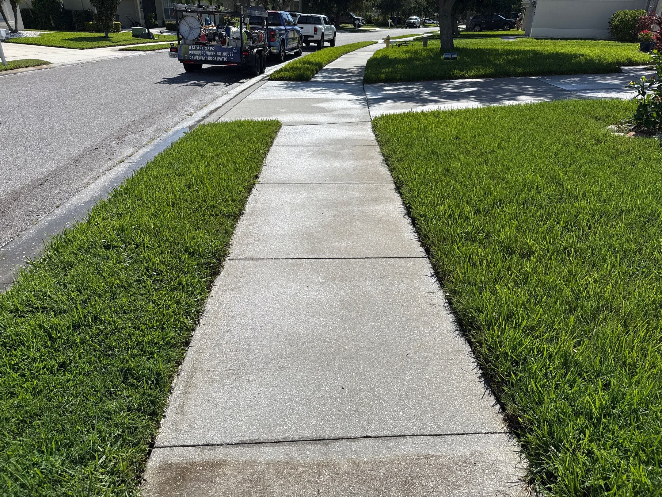 Complete House & Concrete Cleaning in Harrison Ranch Community – Parrish, FL by Sunshine AquaWash