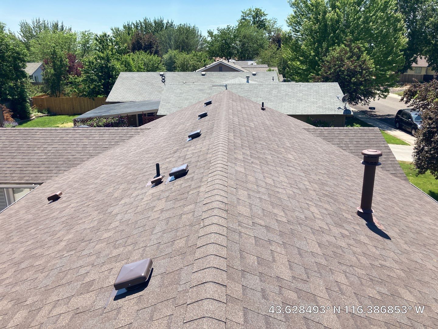 Meridian Idaho Residential Roofing Installation using Owens Corning by ID Roofing LLC