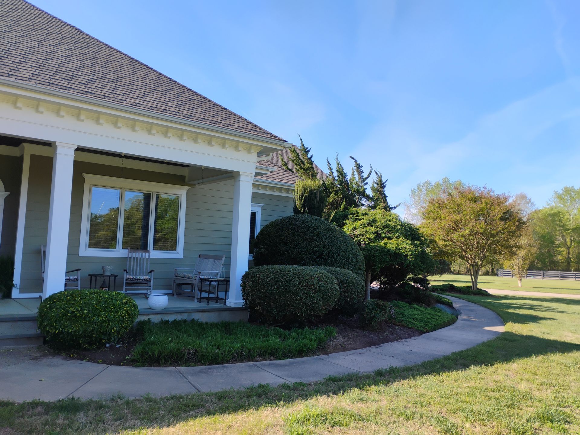 Trimming and landscaping in Hillsborough by Martinez Brother’s Nc Landscaping Inc