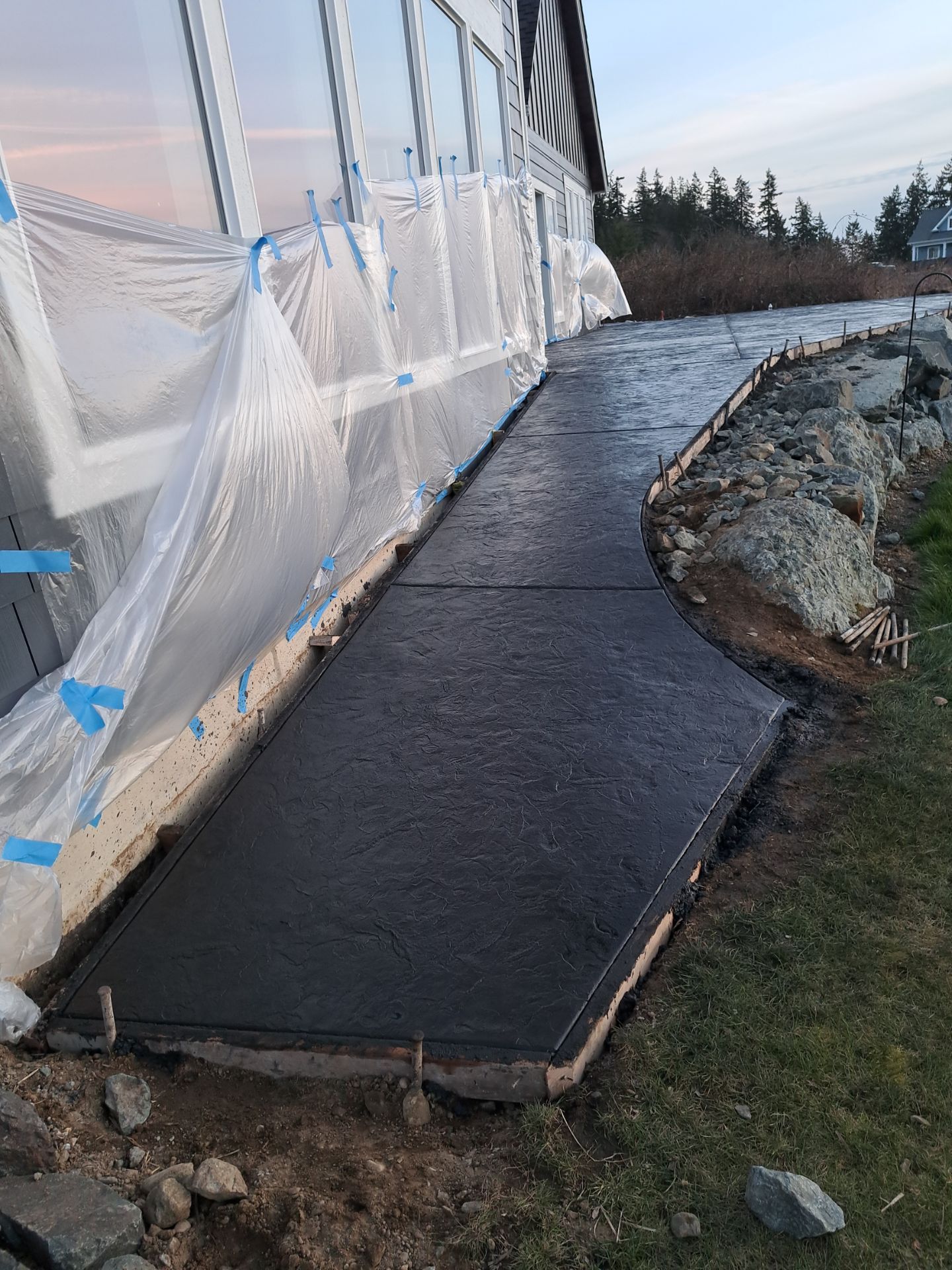 Randy | Driveway Paving & Stamped Patio Finish, Asphalt & Concrete Project by Jireh Asphalt & Concrete Inc 