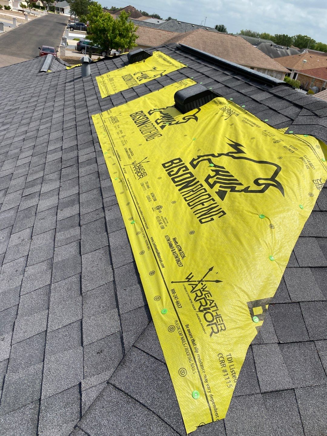 Mission Roof Project  by Bison Roofing  