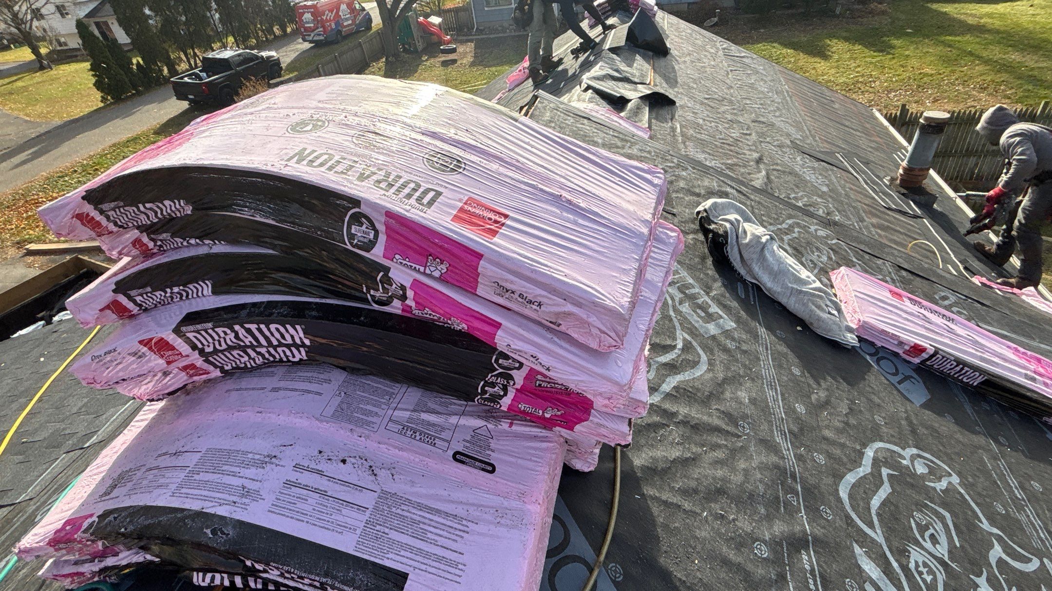 Roof Replacement using Owens Corning Onyx Black by 180 Contractors