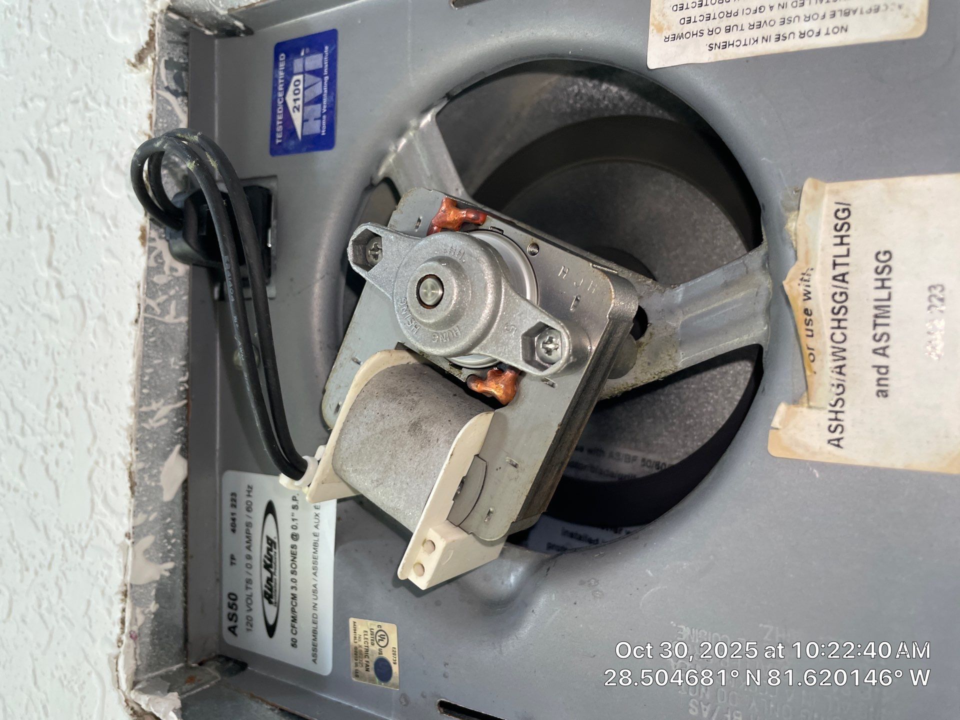 Dryer Vent and Bathroom Exhaust Fan Cleaning in Winter Garden by Hygienic Air, Inc