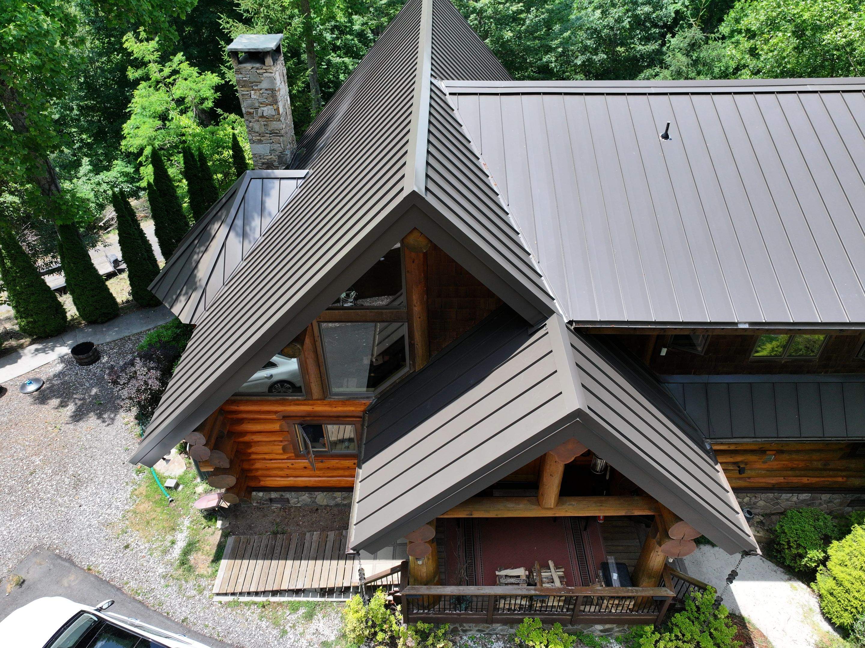 Burnished Slate Standing Seam by Omnia Roofing