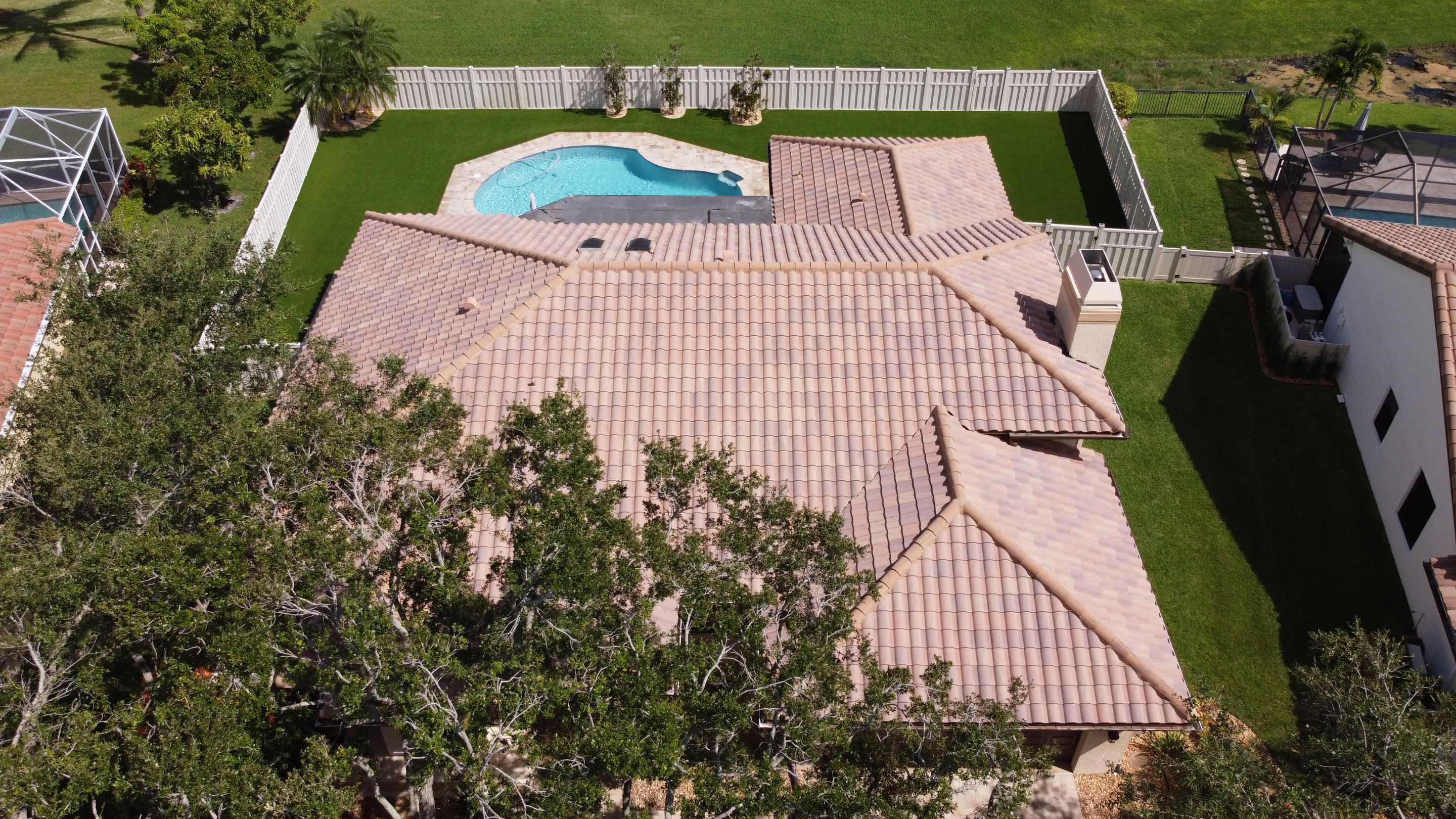 Residential Roofing Installation using 1" Nail strip metal roof by BLUES BROTHERS ROOFING